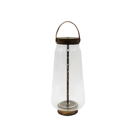 Rechargeable Glass Table Lamp by Ashland®